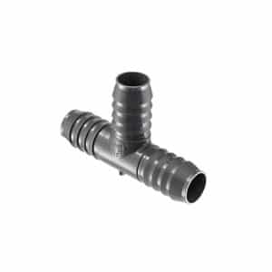 Raccord insert en T – Connecteur en polyéthylène pour systèmes d'irrigation et arrosage goutte-à-goutte – Boutique Hortiplan