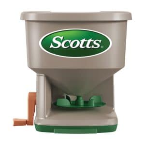 Épandeur manuel Scotts Whirl | Applicateur pratique pour engrais, semences et sel de déglaçage, idéal pour petits terrains
