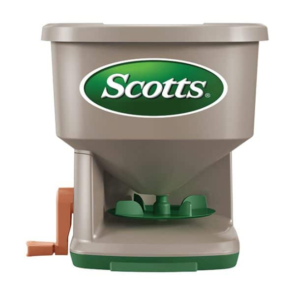 Épandeur manuel Scotts Whirl | Applicateur pratique pour engrais, semences et sel de déglaçage, idéal pour petits terrains