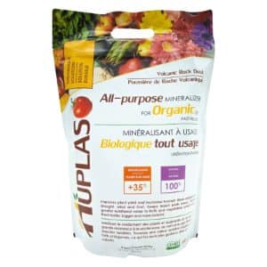 Huplaso Poussière de Roche Volcanique – Minéralisant biologique tout usage pour sol et plantes, favorisant une croissance
