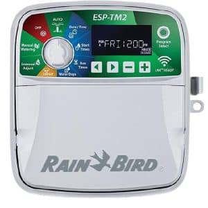 Programmateur Rain Bird ESP-TM2 Contrôleur d'irrigation intelligent, idéal pour optimiser l’arrosage automatique des jardins