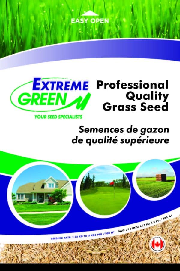 Semences de gazon enrobées professionnelles – Mélange haute qualité à entretien réduit pour pelouse dense et résistante