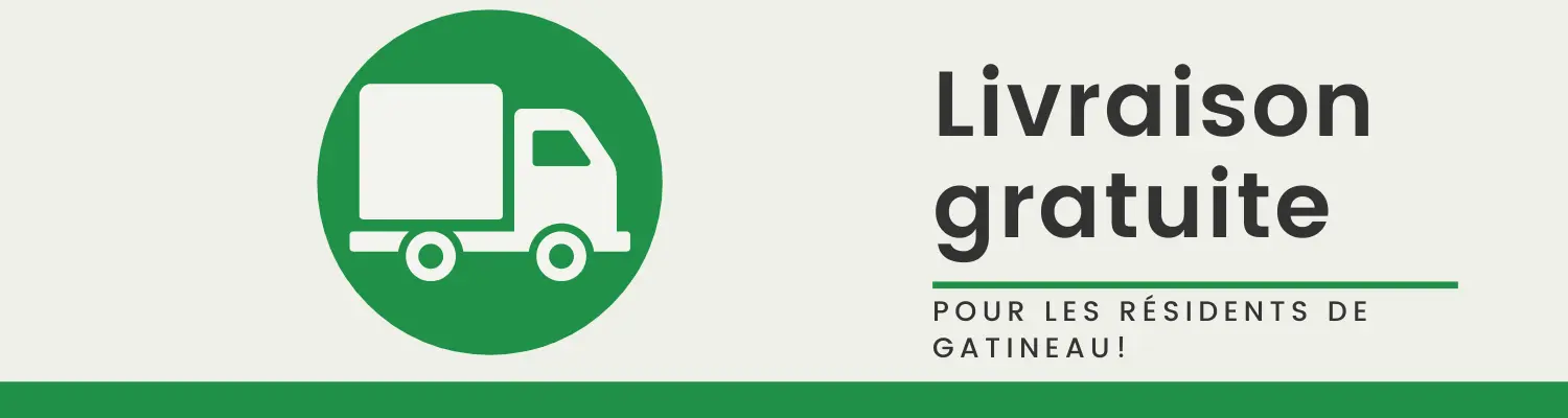 Bannière pour Livraison gratuite à Gatineau – Commandez vos produits horticoles et paysagers en ligne